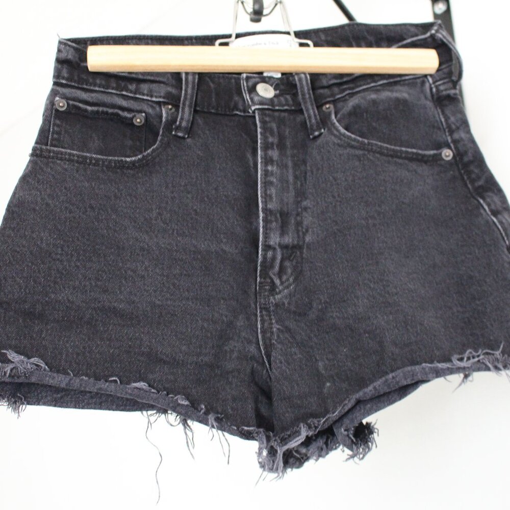 Abercrombie & Fitch Black Jean Shorts